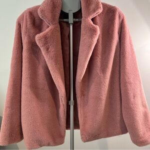 Active USA Soft Pink Teddy Jacket